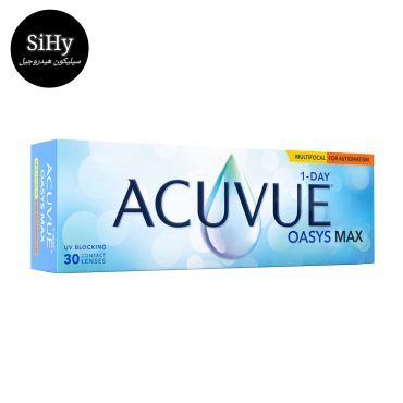 أكيوفيو أويسس ماكس وان داي متعددة البؤر للانحراف عبوة 30 عدسة - Acuvue Oasys MAX 1-Day Multifocal for Astigmatism 30pck