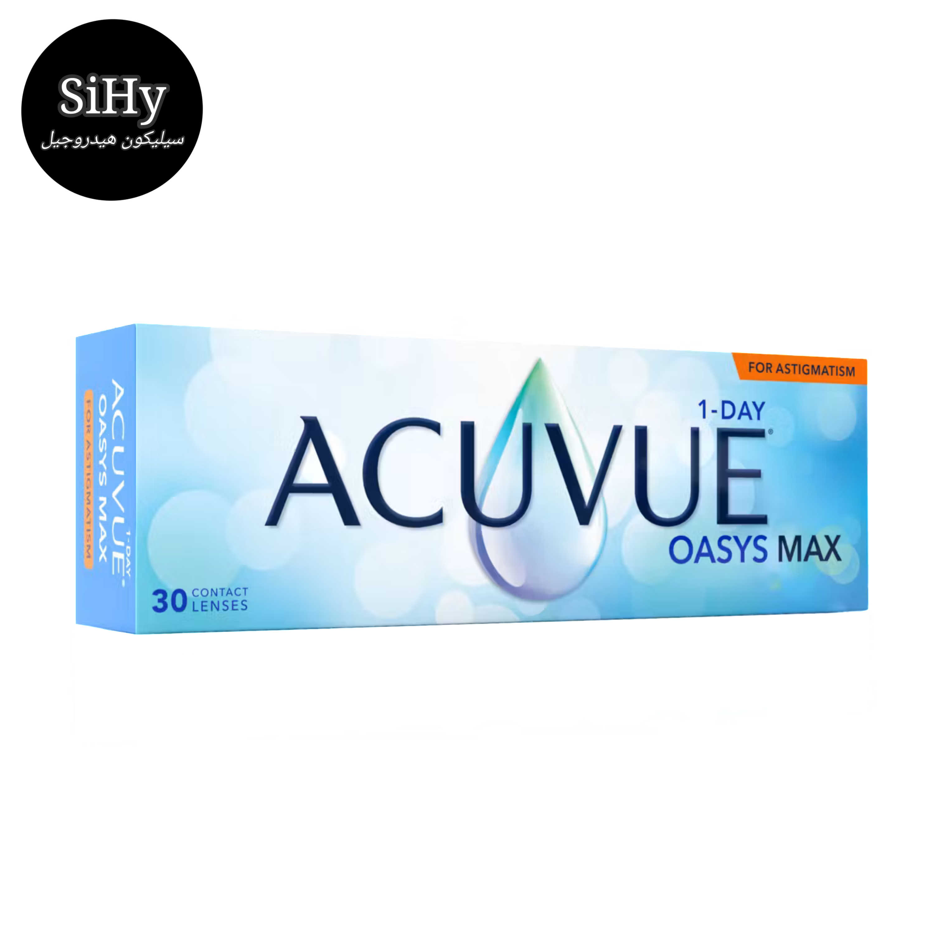 أكيوفيو اويسس ماكس وان داي للانحراف عبوة 30 عدسة – Acuvue Oasys MAX 1-Day for Astigmatism 30pck