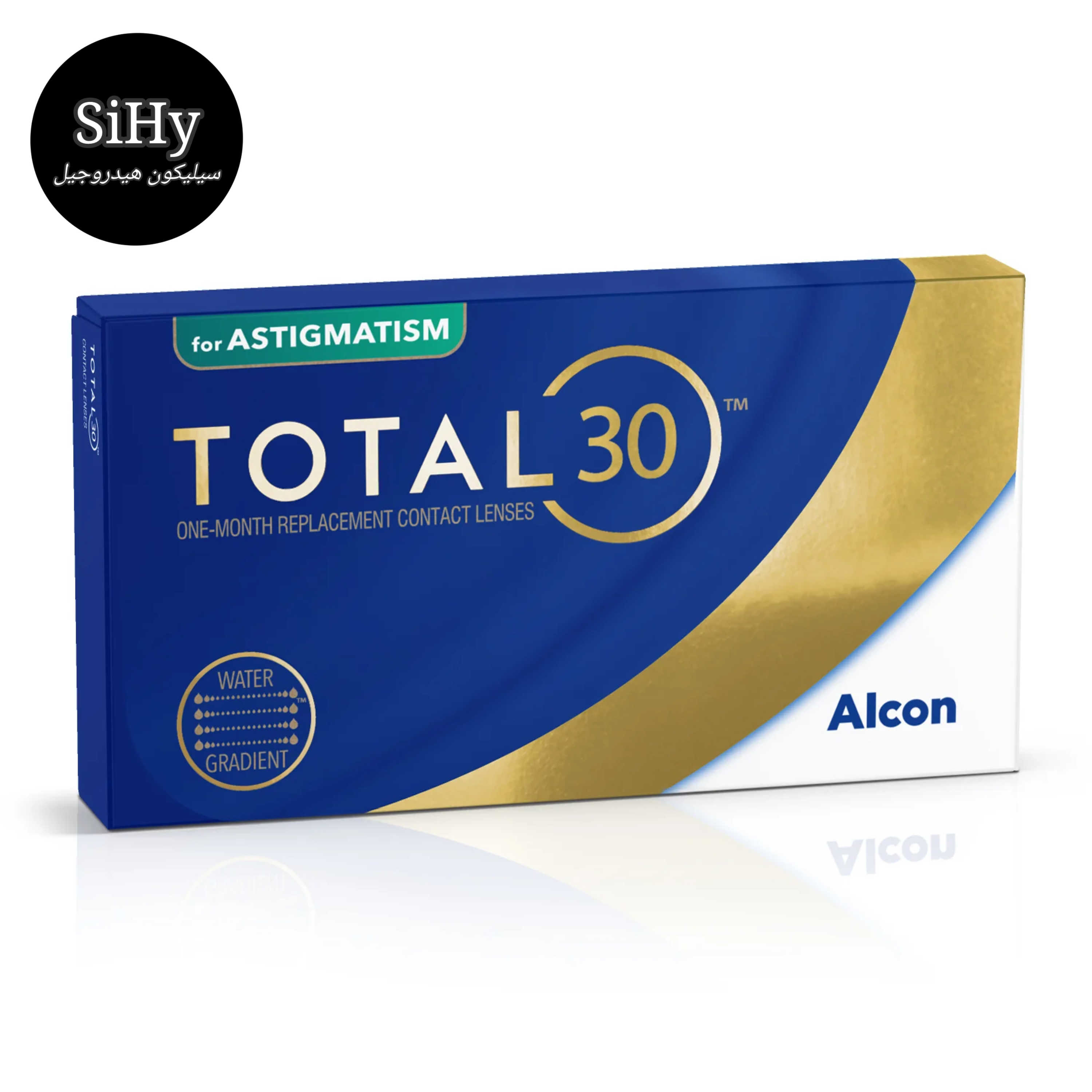 توتال30 للانحراف عبوة 6 عدسات - Total30 for Astigmatism 6pck
